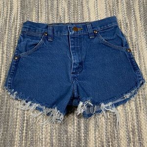Wrangler High Waisted Denim Short Size Youth 12
